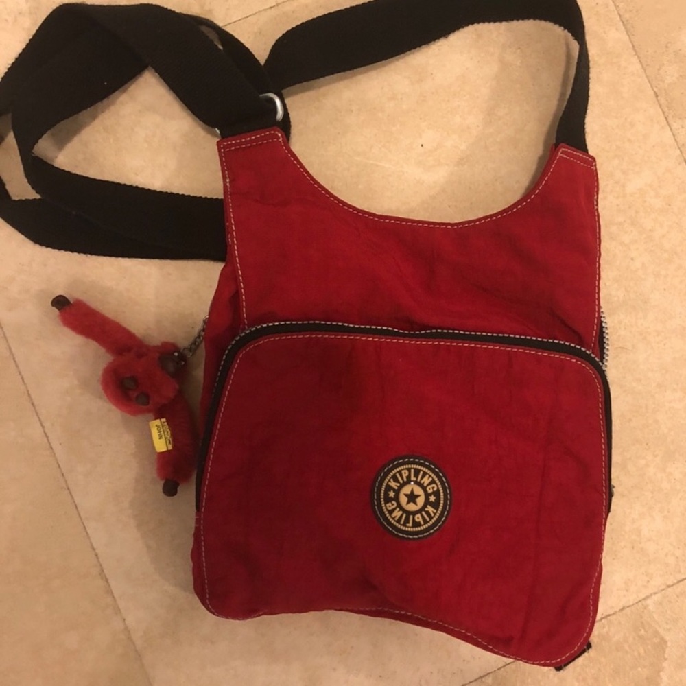 Red Kipling Messenger Bag